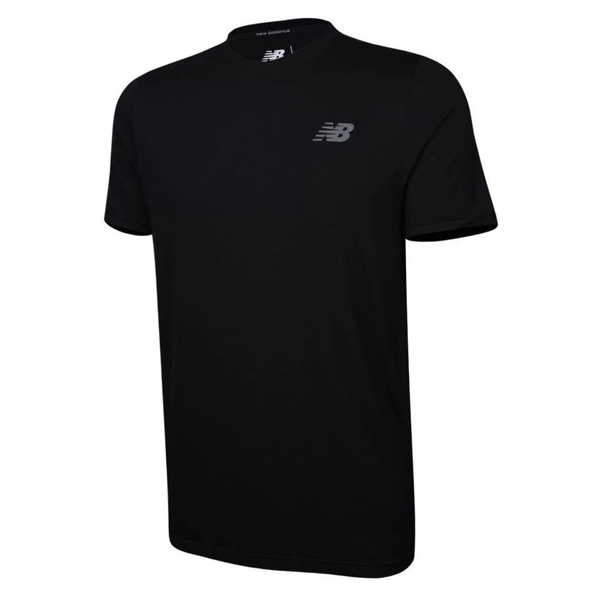 New Balance Camiseta MT41222B-BK M SPORT ESSENTIALS Preto. Poliamida -3-